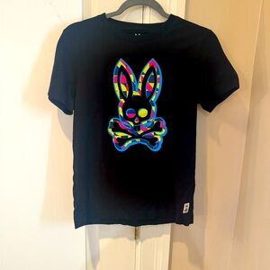 Psycho Bunny Men’s T-shirt size 2. Will fit Boy sixes 12 or 14. Worn twice